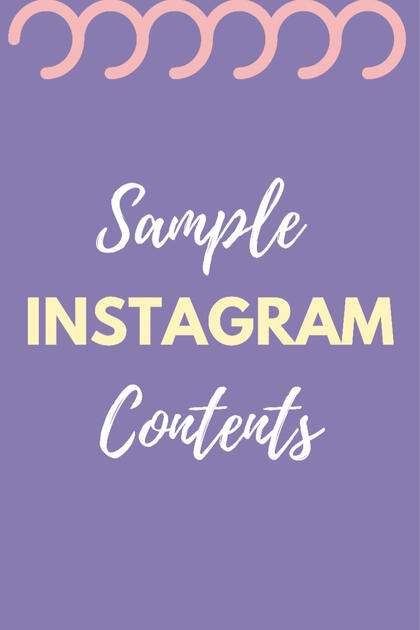 Instagram content